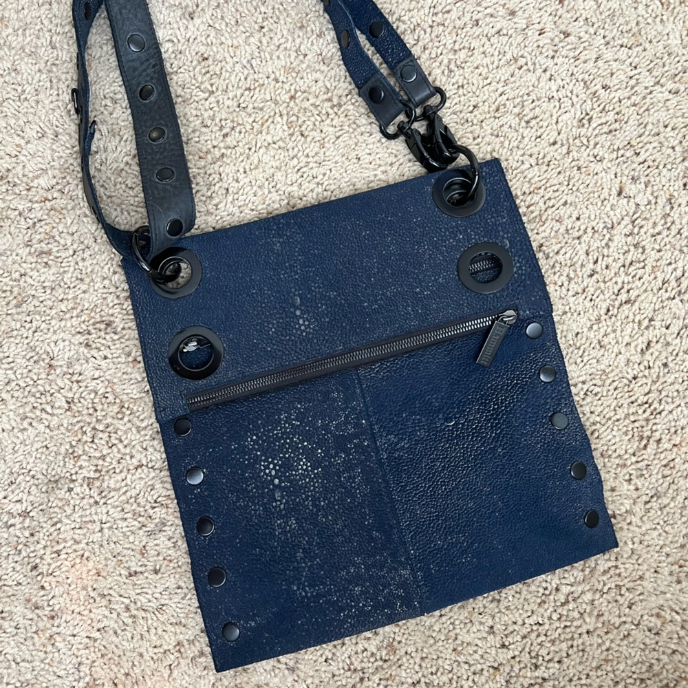 Montana Hammitt reversible large crossbody bag.?black and Navy option